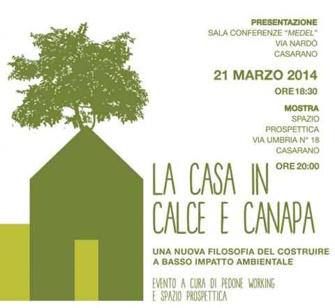 La casa in calce e canapa - mostra La casa in calce e canapa - mostra